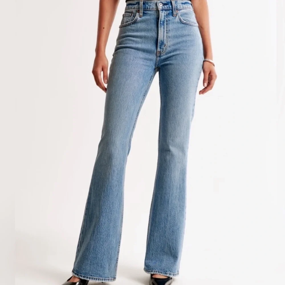 Abercrombie 70s Vintage Flare Ultra High Rise - Picture 1 of 6